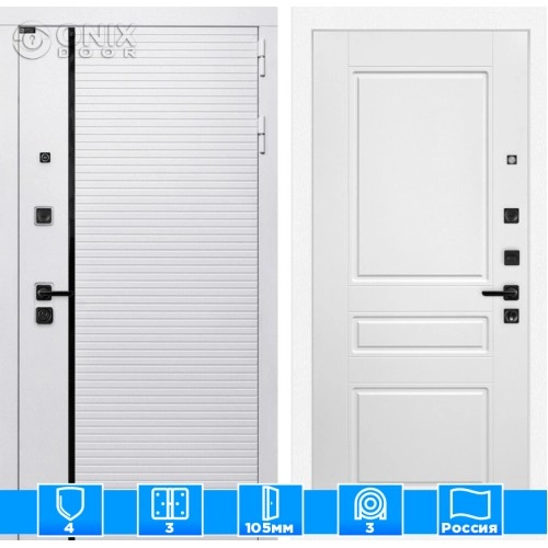 Входная дверь ROYAL 03 - Белый софт