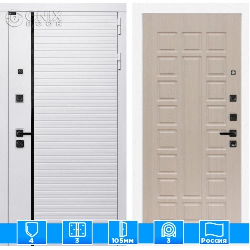 Входная дверь ROYAL 04 - Беленый дуб