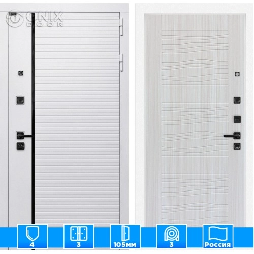 Входная дверь ROYAL 06 - Сандал белый