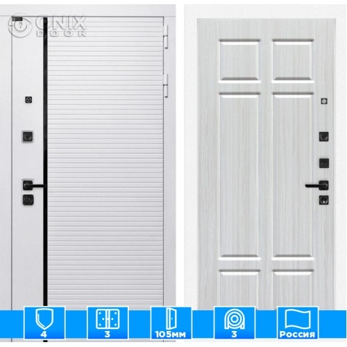 Входная дверь ROYAL 08 - Кристалл вуд