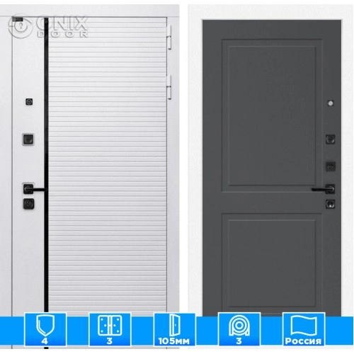 Входная дверь ROYAL 11 - Графит софт