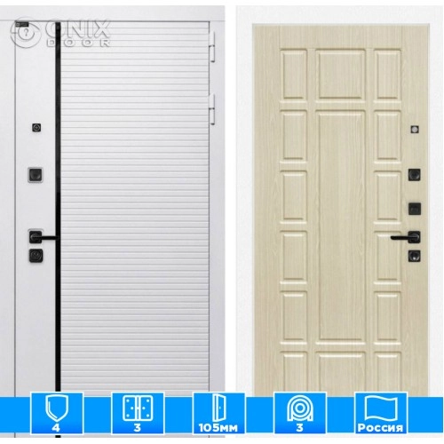 Входная дверь ROYAL 12 - Беленый дуб