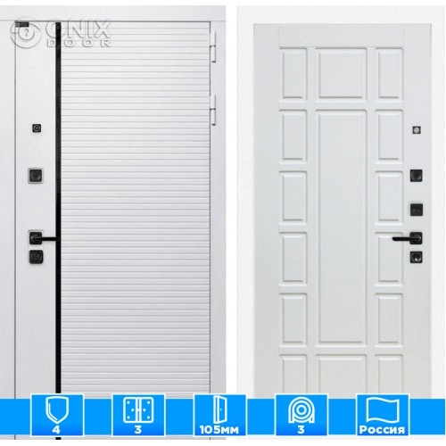 Входная дверь ROYAL 12 - Белое дерево