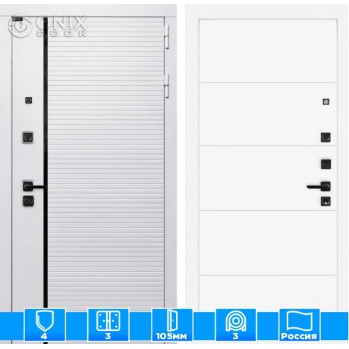 Входная дверь ROYAL 13 - Белый софт