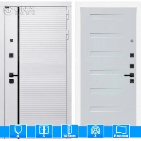 Входная дверь ROYAL 14 - Дуб кантри белый горизонтальный