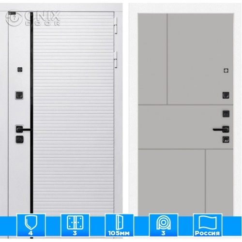 Входная дверь ROYAL 21 - Грей софт