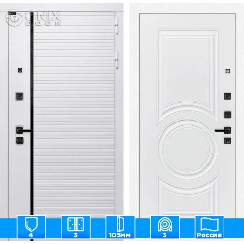 Входная дверь ROYAL 23 - Белый софт