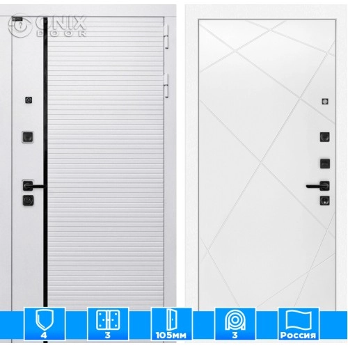 Входная дверь ROYAL 24 - Белый софт