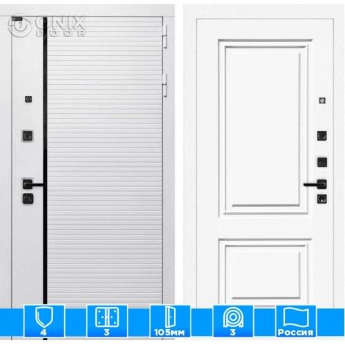 Входная дверь ROYAL 26 - Эмаль RAL 9003