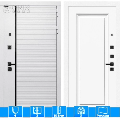 Входная дверь ROYAL 27 - Эмаль RAL 9003