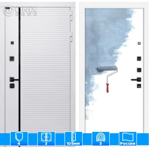 Входная дверь ROYAL 28 - Грунт под покраску