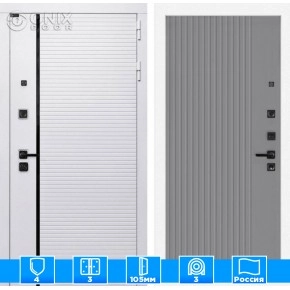 Входная дверь ROYAL 29 - Серый рельеф софт