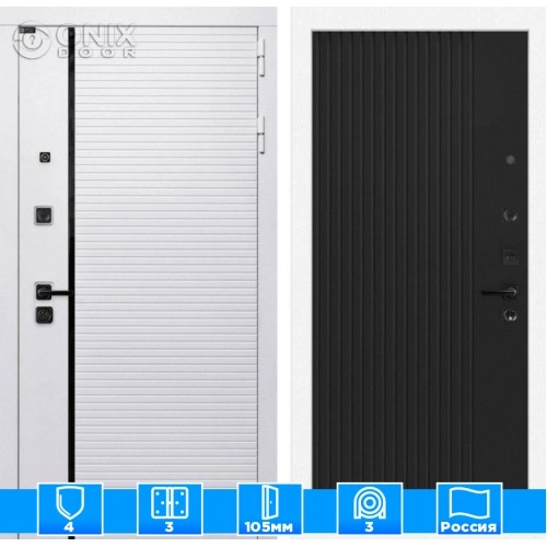 Входная дверь ROYAL 29 - Черный кварц