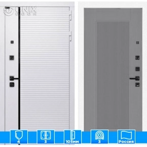 Входная дверь ROYAL 30 - Серый рельеф софт