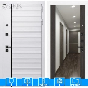 Входная дверь ROYAL с Зеркалом Максимум - Венге