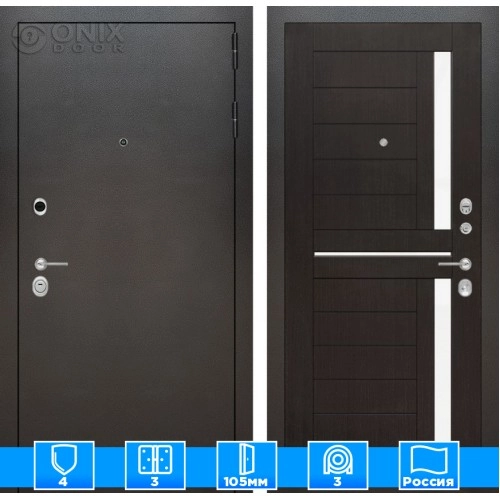 Входная дверь SILVER 02 - Венге