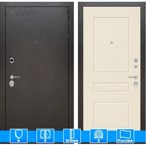 Входная дверь SILVER 03 - Крем софт