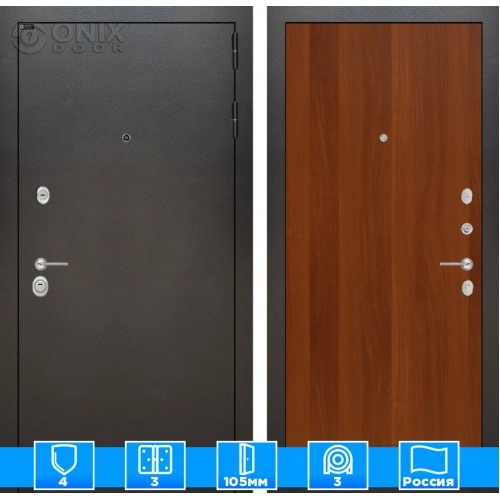 Входная дверь SILVER 05 - Итальянский орех