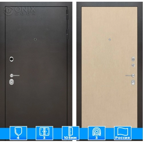 Входная дверь SILVER 05 - Венге светлый