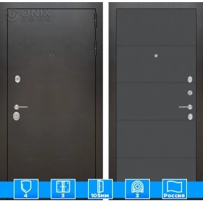 Входная дверь SILVER 13 - Графит софт