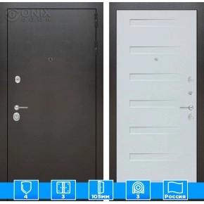 Входная дверь SILVER 14 - Дуб кантри белый горизонтальный