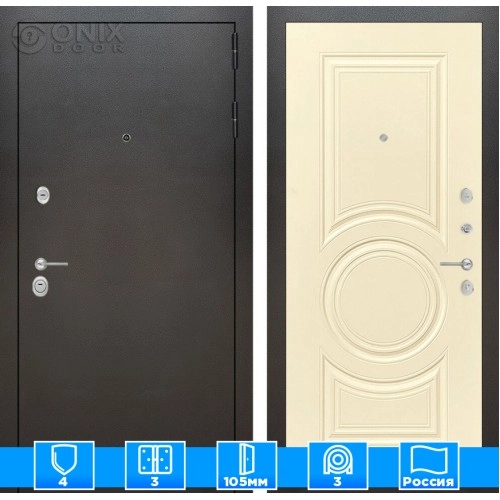 Входная дверь SILVER 23 - Шампань софт