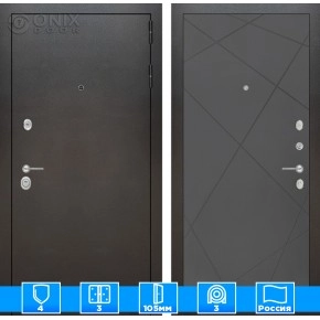 Входная дверь SILVER 24 - Графит софт