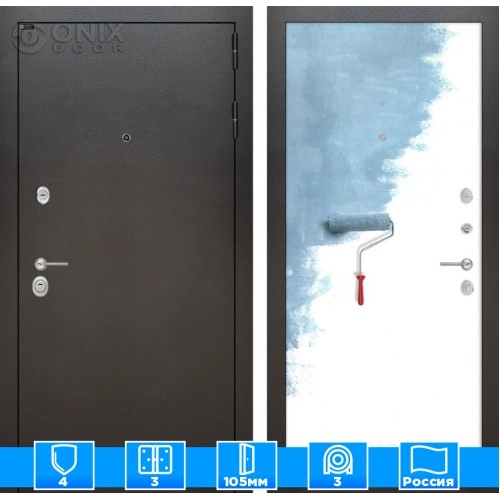 Входная дверь SILVER 28 - Грунт под покраску