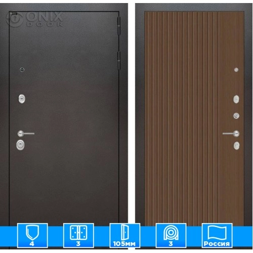 Входная дверь SILVER 29 - Дубкантритемный