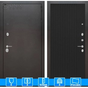 Входная дверь SILVER 29 - Черный кварц