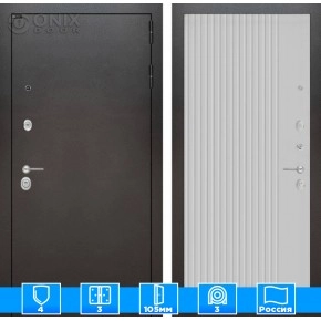 Входная дверь SILVER 29 - Белый рельеф софт