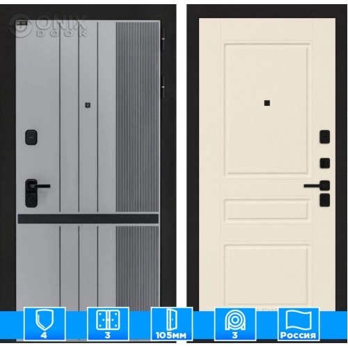 Входная дверь SKYLAB 03 - Крем софт