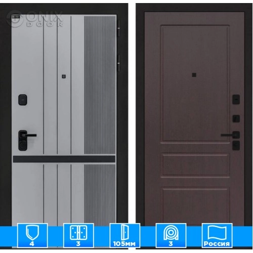 Входная дверь SKYLAB 03 - Орех премиум