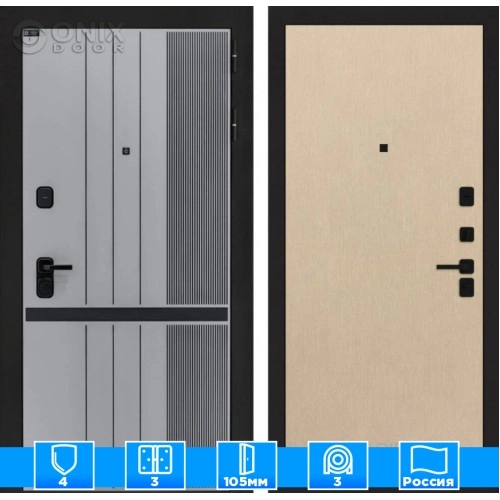 Входная дверь SKYLAB 05 - Венге светлый