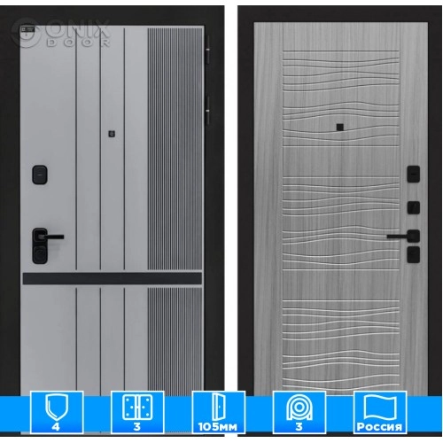 Входная дверь SKYLAB 06 - Сандал серый