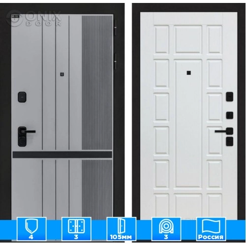 Входная дверь SKYLAB 12 - Белое дерево