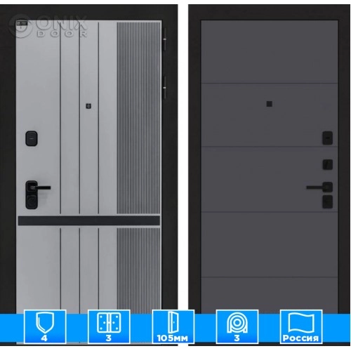 Входная дверь SKYLAB 13 - Графит софт