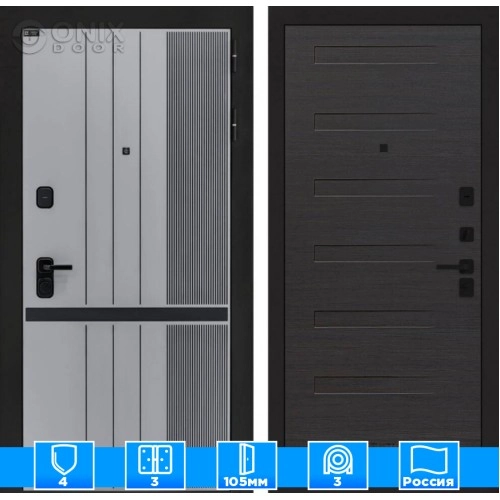 Входная дверь SKYLAB 14 - Эковенге горизонтальный