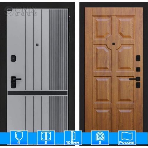 Входная дверь SKYLAB 17 - Золотой дуб