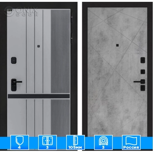 Входная дверь SKYLAB 24 - Бетон светлый