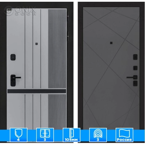 Входная дверь SKYLAB 24 - Графит софт