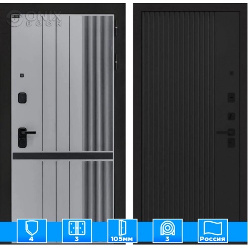 Входная дверь SKYLAB 29 - Черный кварц