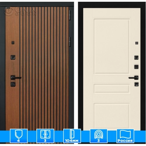 Входная дверь STORM 03 - Крем софт