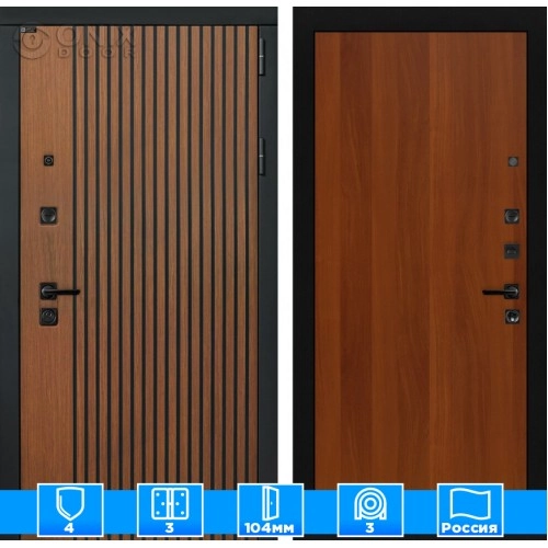 Входная дверь STORM 05 - Итальянский орех