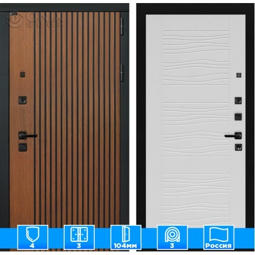 Входная дверь STORM 06 - Белое дерево