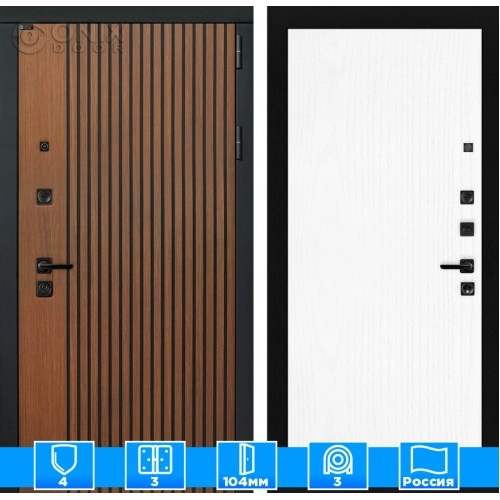 Входная дверь STORM 07 - Белое дерево