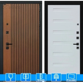 Входная дверь STORM 14 - Дуб кантри белый горизонт