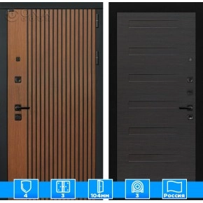 Входная дверь STORM 14 - Эковенге горизонтальный