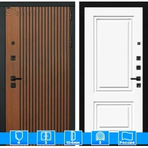 Входная дверь STORM 26 - Эмаль RAL 9003