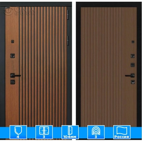 Входная дверь STORM 29 - Дубкантритемный